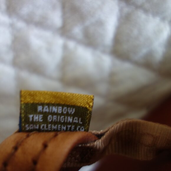 RAINBOW Brown Leather Flip Flops Sandals – Wmns 8? - Picture 6 of 8